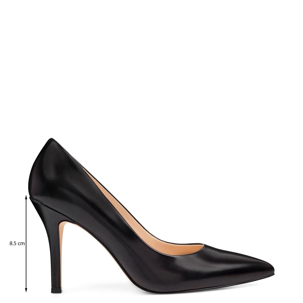 Foto 7 pulgar | Zapatos Nine West Flax Pump Para Mujer, Piel Negra, Talla 7.5 - Venta Internacional.
