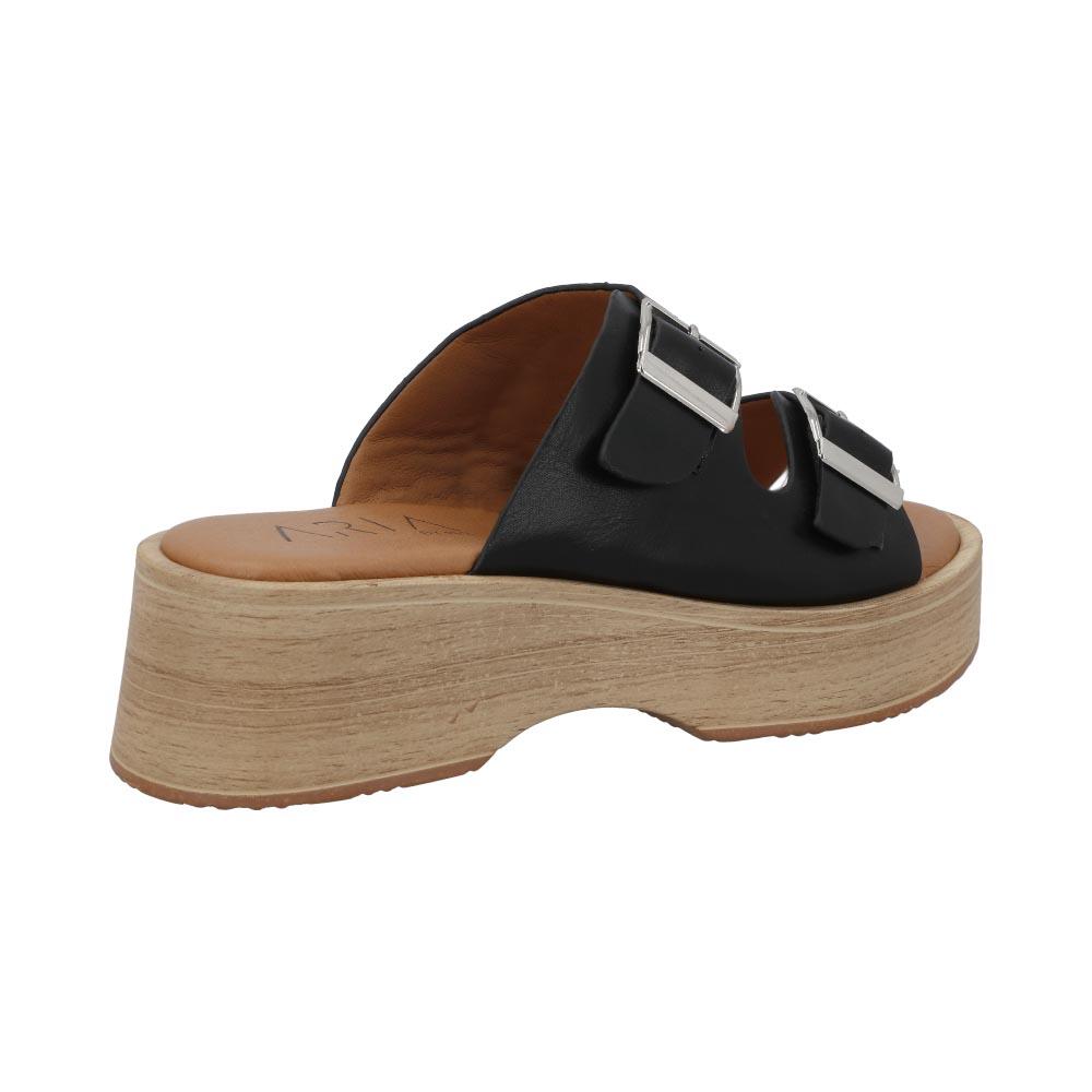 Foto 4 pulgar | Zapatilla Mujer Aria By Eh! Calor Comodas Correa Hebillas Negro