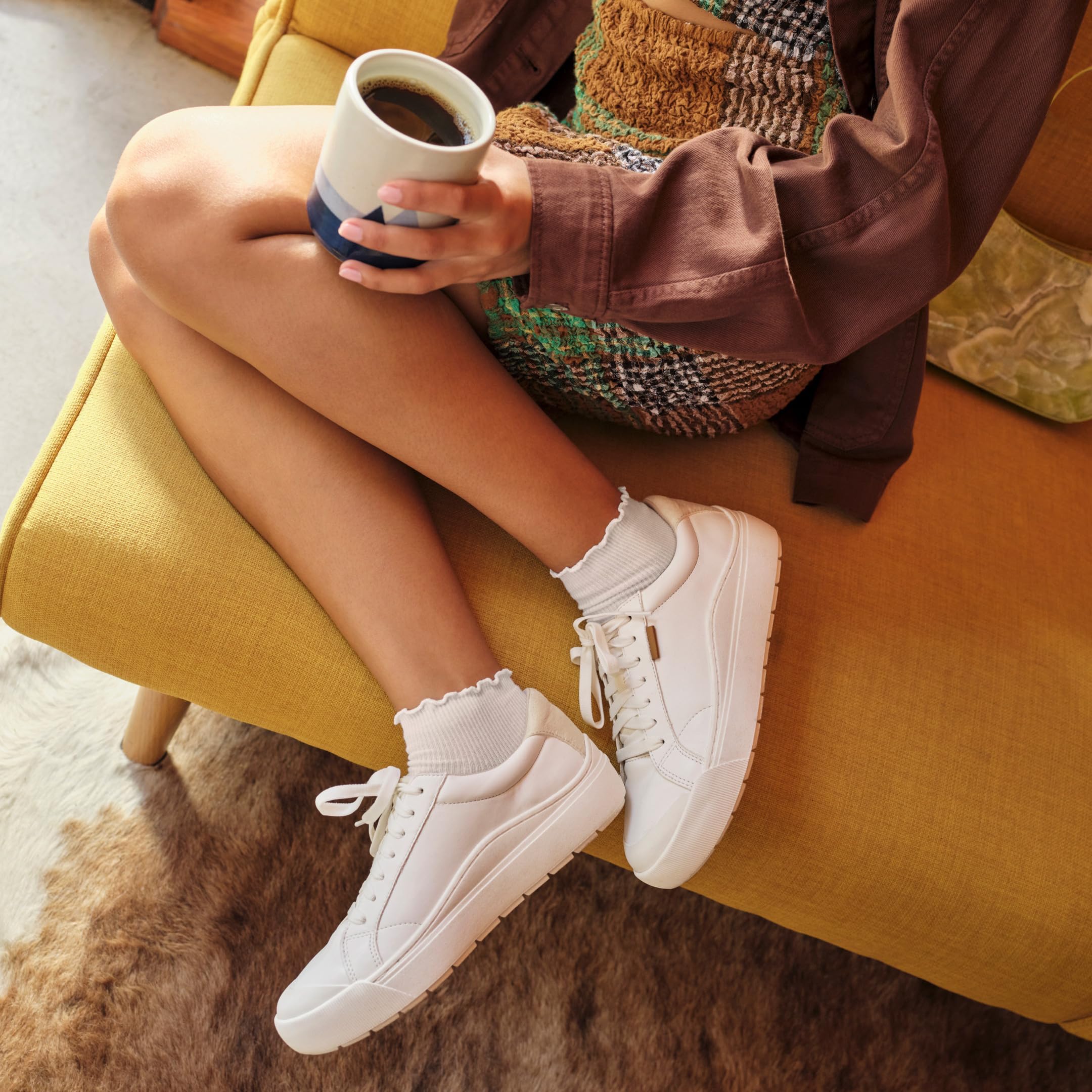 Foto 7 | Zapatilla De Moda Dr. Scholl's Time Off Platform Para Mujer, Color Blanco 8.5 - Venta Internacional.