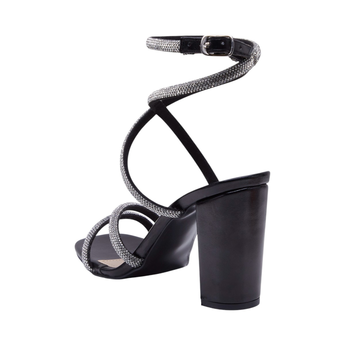 Foto 4 pulgar | Zapatillas Calzado Watanabe Color Negro Diseño Cruzado Brillos