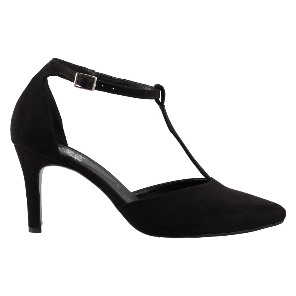 Foto 2 pulgar | Zapato De Vestir Mujer Head Over Heels 1616 Negro Comodo Casual Tacon Talla 23 A 26 E