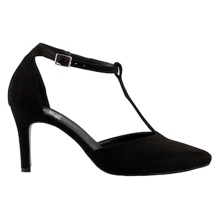 Foto 1 | Zapato De Vestir Mujer Head Over Heels 1616 Negro Comodo Casual Tacon Talla 23 A 26 E