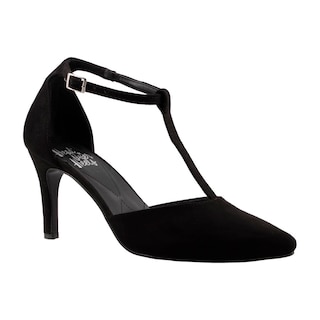Foto 2 | Zapato De Vestir Mujer Head Over Heels 1616 Negro Comodo Casual Tacon Talla 23 A 26 E