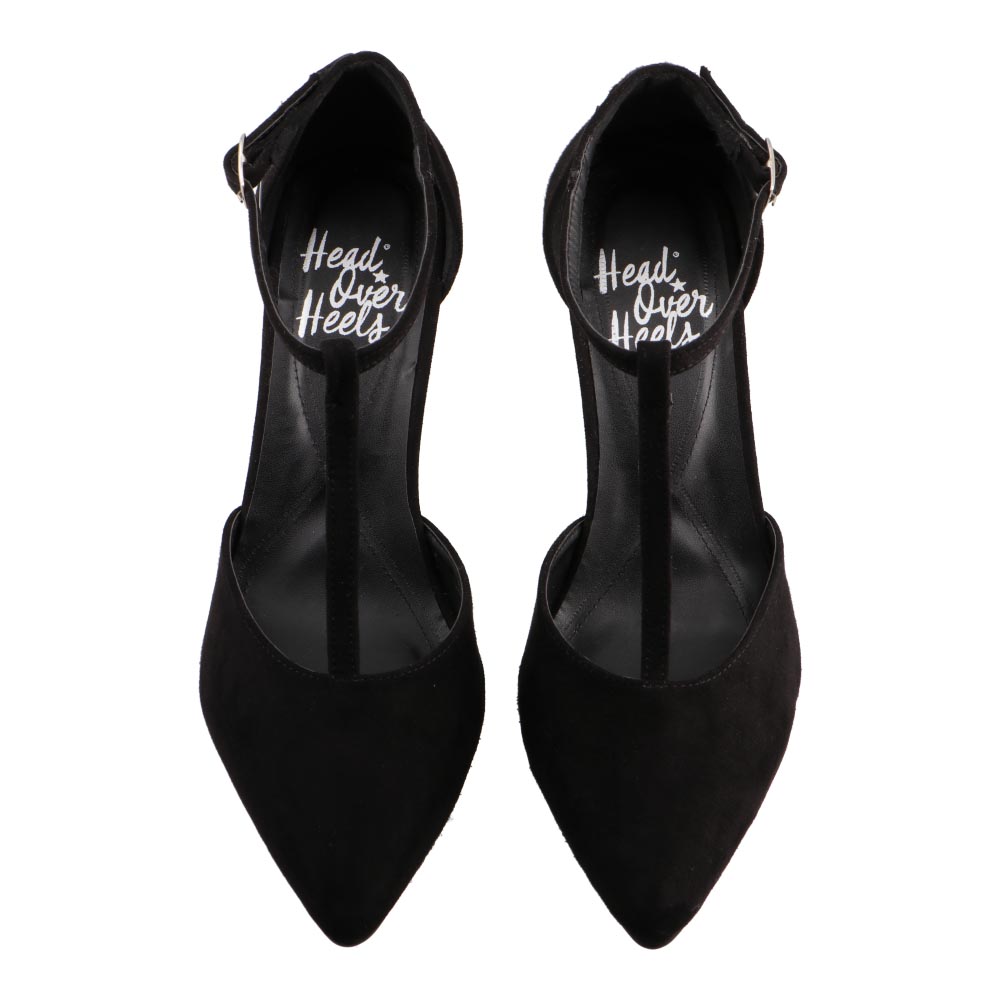 Foto 7 pulgar | Zapato De Vestir Mujer Head Over Heels 1616 Negro Comodo Casual Tacon Talla 23 A 26 E