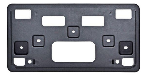 Foto 2 pulgar | Porta Placa Honda Civic Negro 1 Pieza