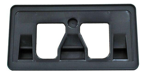 Porta Placa Honda Fit Negro 1 Pieza