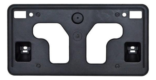 Foto 2 pulgar | Porta Placa Honda Fit Negro 1 Pieza