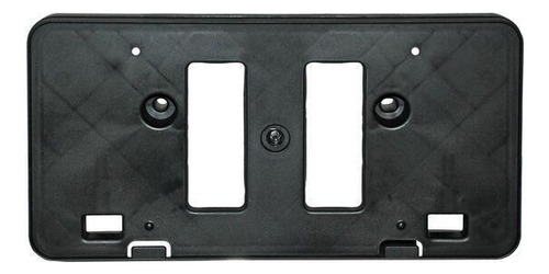 Foto 2 pulgar | Porta Placa Toyota Camry  2018 Negro 1 Pieza