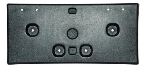 Porta Placa Chevrolet Trax Negro 1 Pieza