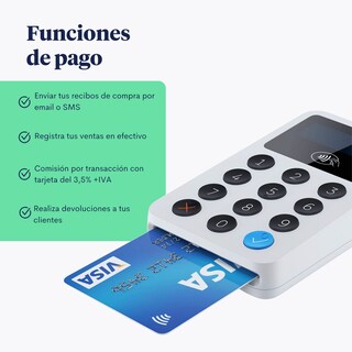Foto 4 | Lectora de Tarjeta Zettle Credit Card Reader V2 con Bluetooth color Blanco