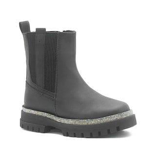 Foto 5 | Botín Bambino Para Niña Chunky Casual Pedrería Antiderrapante Negro