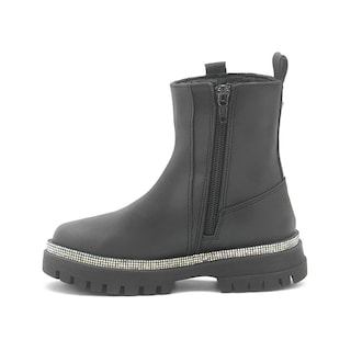 Foto 6 | Botín Bambino Para Niña Chunky Casual Pedrería Antiderrapante Negro
