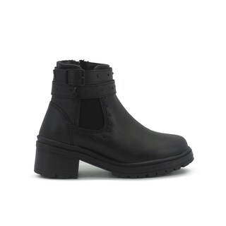 Foto 1 | Botín Bambino Chunky Para Niña Doble Hebilla Negro 18-23 Negro