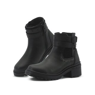 Foto 2 | Botín Bambino Chunky Para Niña Doble Hebilla Negro 18-23 Negro