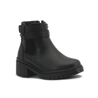 Foto 5 | Botín Bambino Chunky Para Niña Doble Hebilla Negro 18-23 Negro