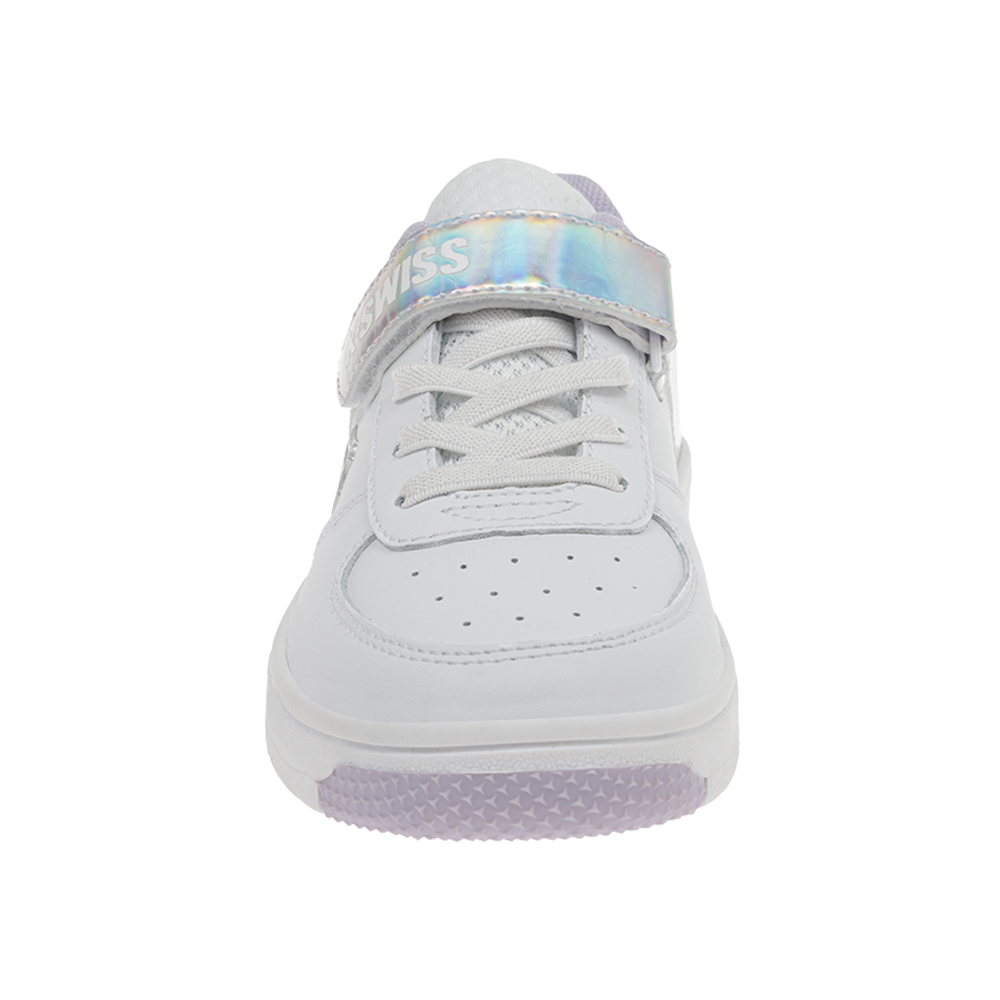 Foto 6 | Tenis K-swiss Salt 2 color Blanco con Plata para Niños