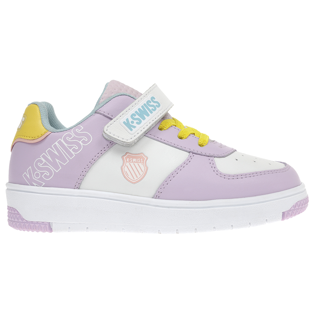 Foto 3 pulgar | Tenis K-Swiss Salt 2 color Blanco y Lila para Niños