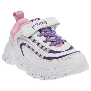 Foto 1 | Tenis K-swiss Bukly color Blanco con Lila para Niña