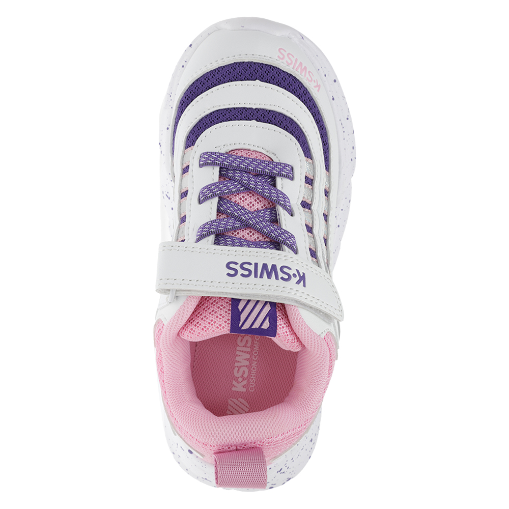 Foto 6 pulgar | Tenis K-swiss Bukly color Blanco con Lila para Niña
