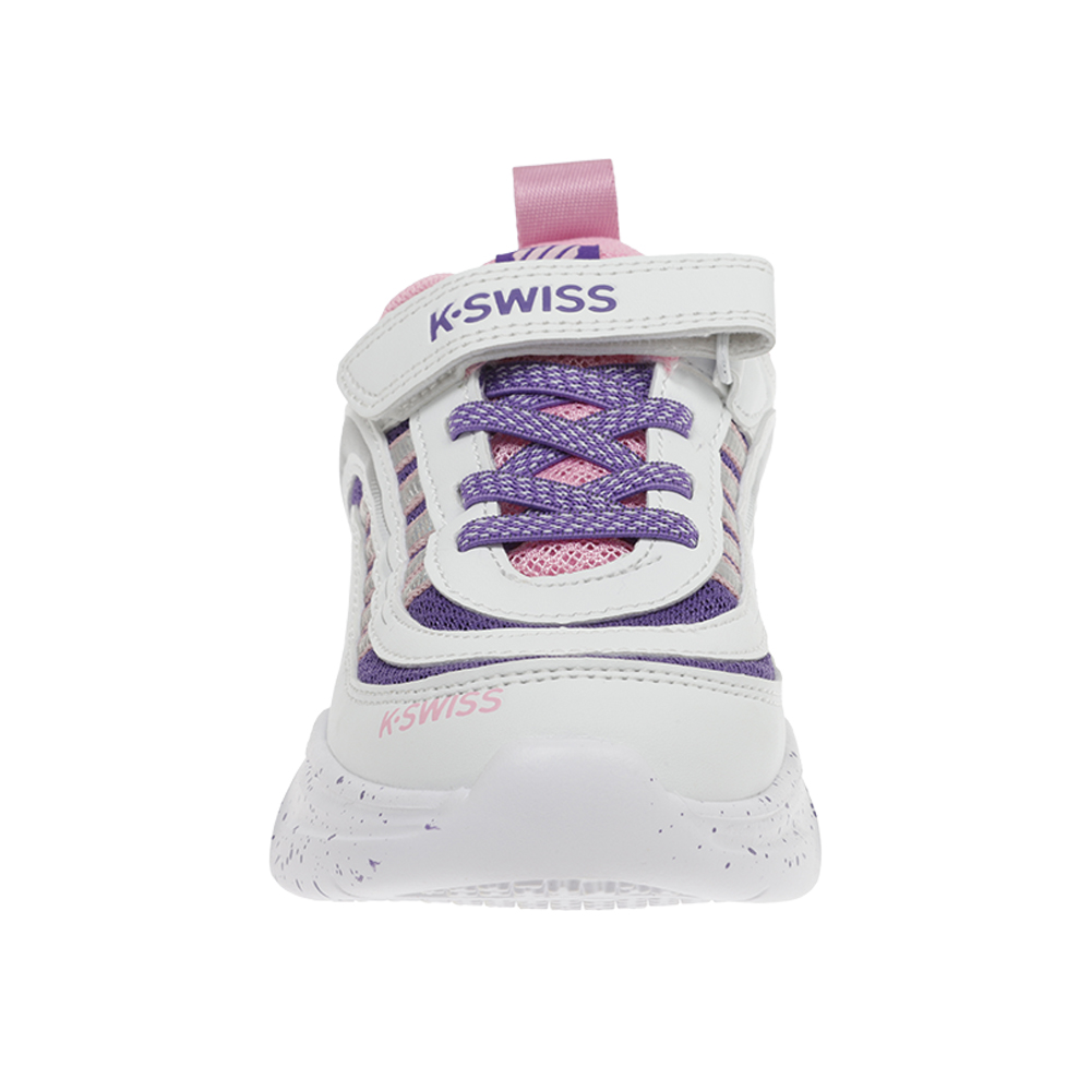 Foto 7 pulgar | Tenis K-swiss Bukly color Blanco con Lila para Niña