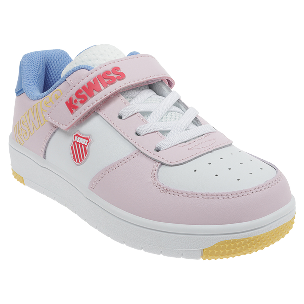 Foto 2 pulgar | Tenis K-swiss Salt 2 color Blanco/Rosa para Niños