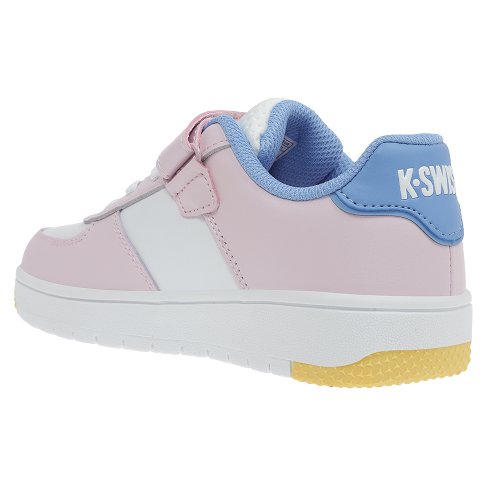 Foto 4 pulgar | Tenis K-swiss Salt 2 color Blanco/Rosa para Niños