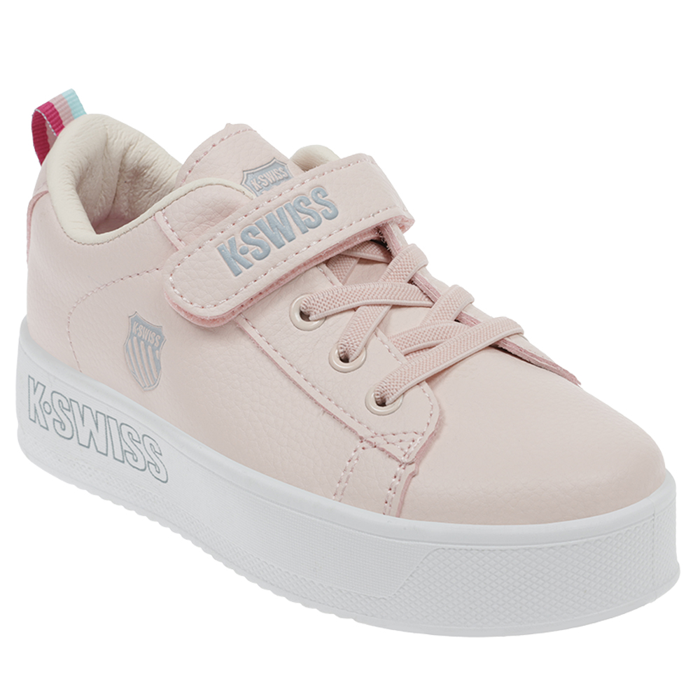 Tenis K-swiss Mini Trinity Platform Para Niña Color Rosa