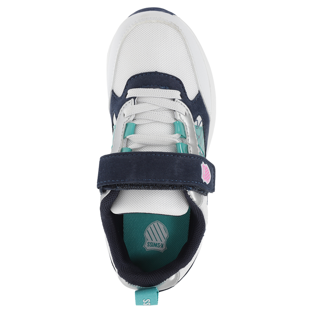 Foto 6 pulgar | Tenis K-Swiss Wirdo color Blanco y Azul para Niños