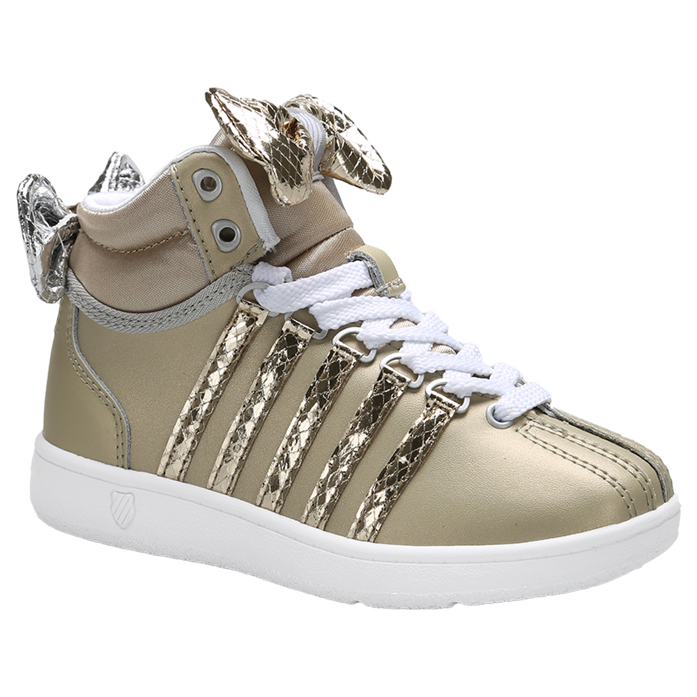 Foto 1 | Tenis para Niña K-swiss Classic Vn Mid Dorado