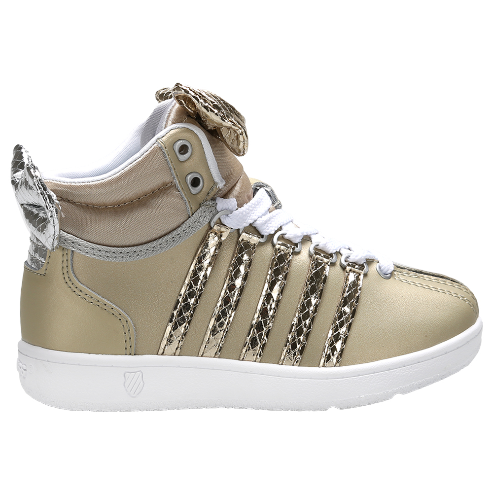 Foto 3 pulgar | Tenis para Niña K-swiss Classic Vn Mid Dorado
