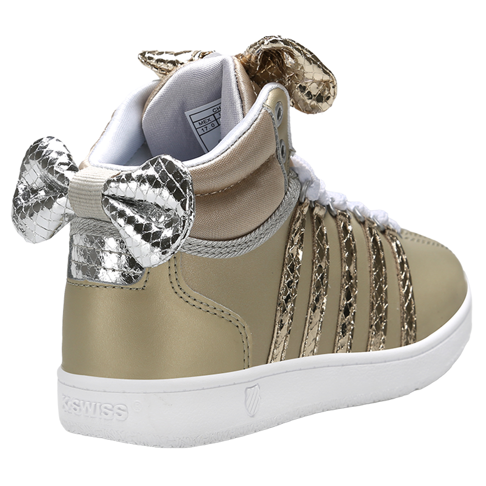 Foto 4 pulgar | Tenis para Niña K-swiss Classic Vn Mid Dorado