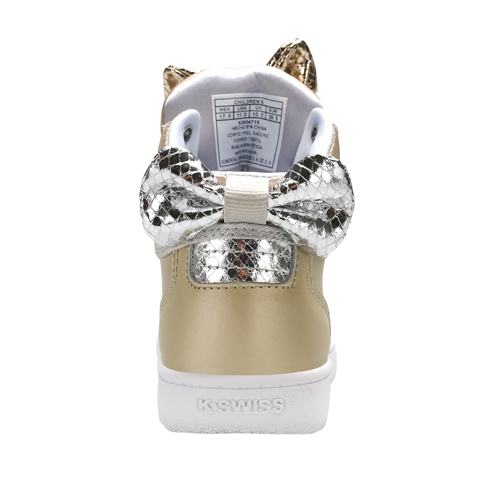 Foto 7 | Tenis para Niña K-swiss Classic Vn Mid Dorado