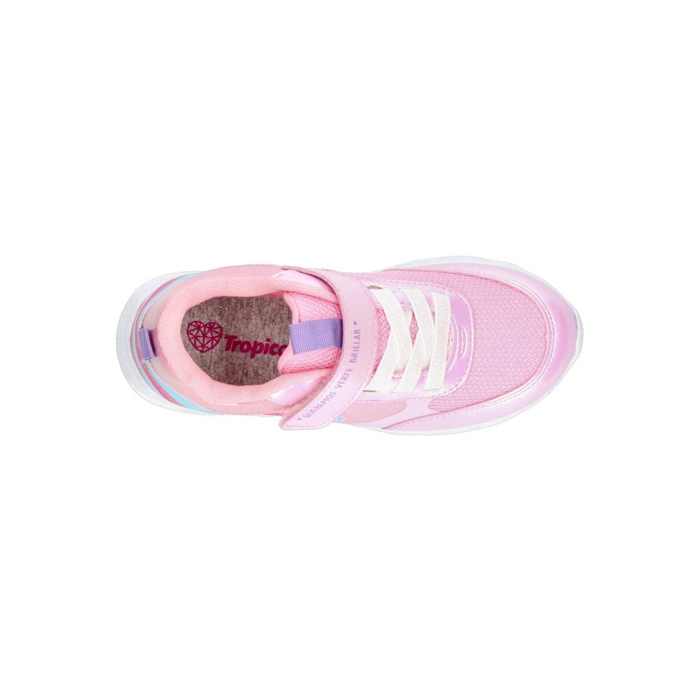 Foto 4 pulgar | Tenis Tropicana Rosa con Luces