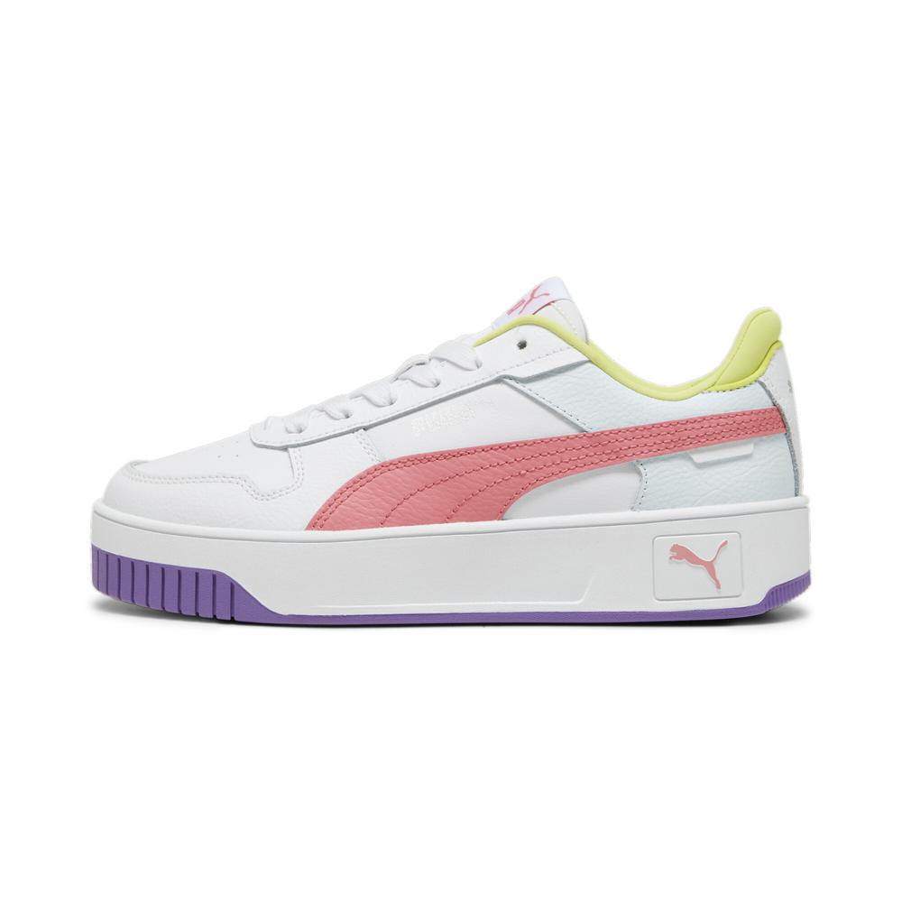 Foto 2 pulgar | Tenis Puma Casual Carina Street Blanco para Niña