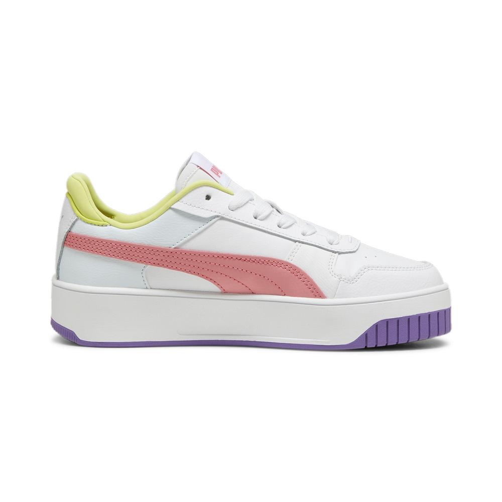 Foto 3 pulgar | Tenis Puma Casual Carina Street Blanco para Niña