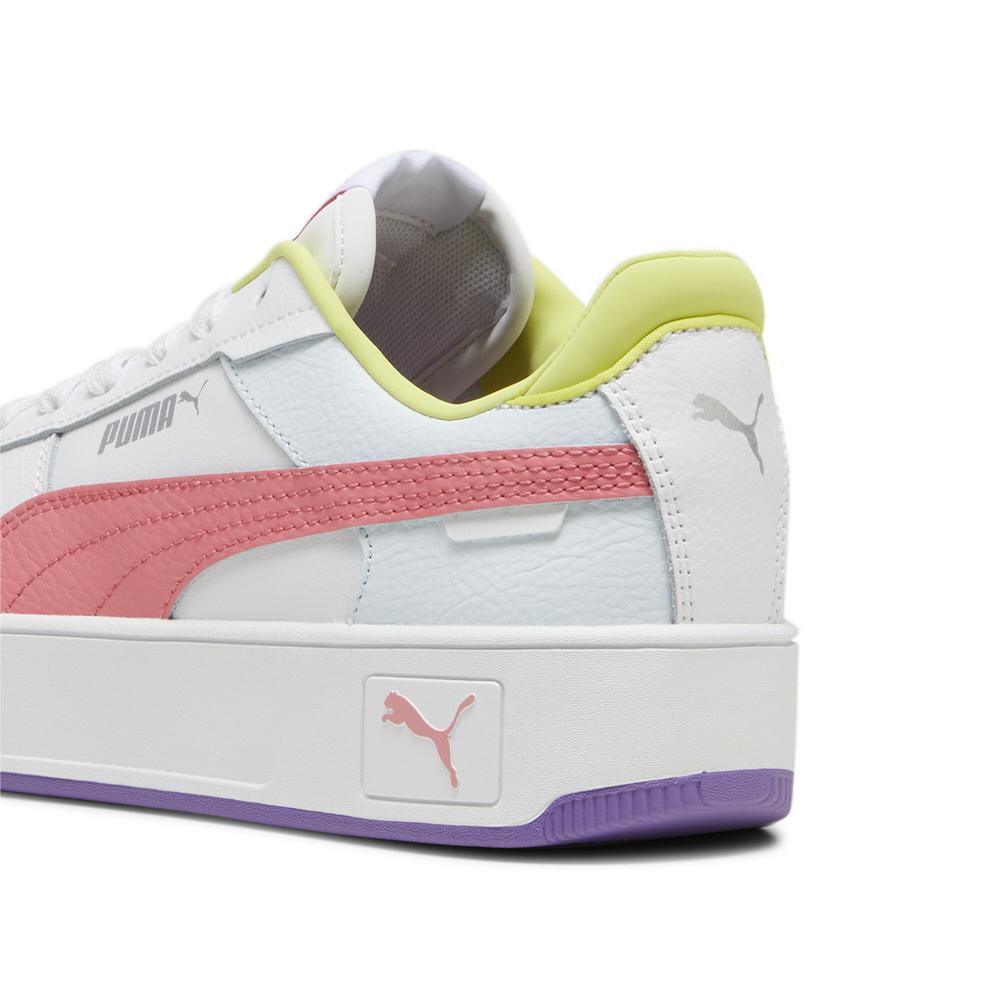 Foto 5 pulgar | Tenis Puma Casual Carina Street Blanco para Niña