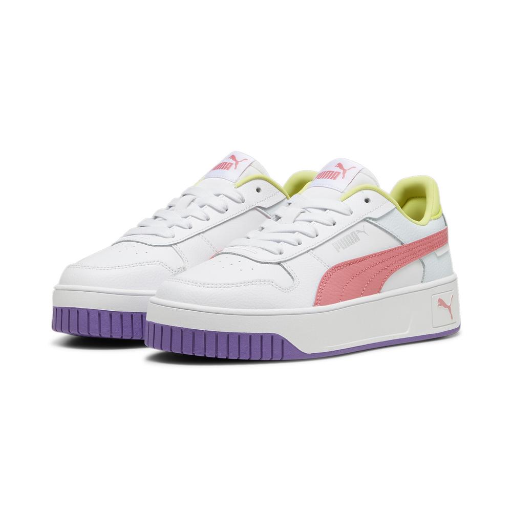 Foto 6 pulgar | Tenis Puma Casual Carina Street Blanco para Niña