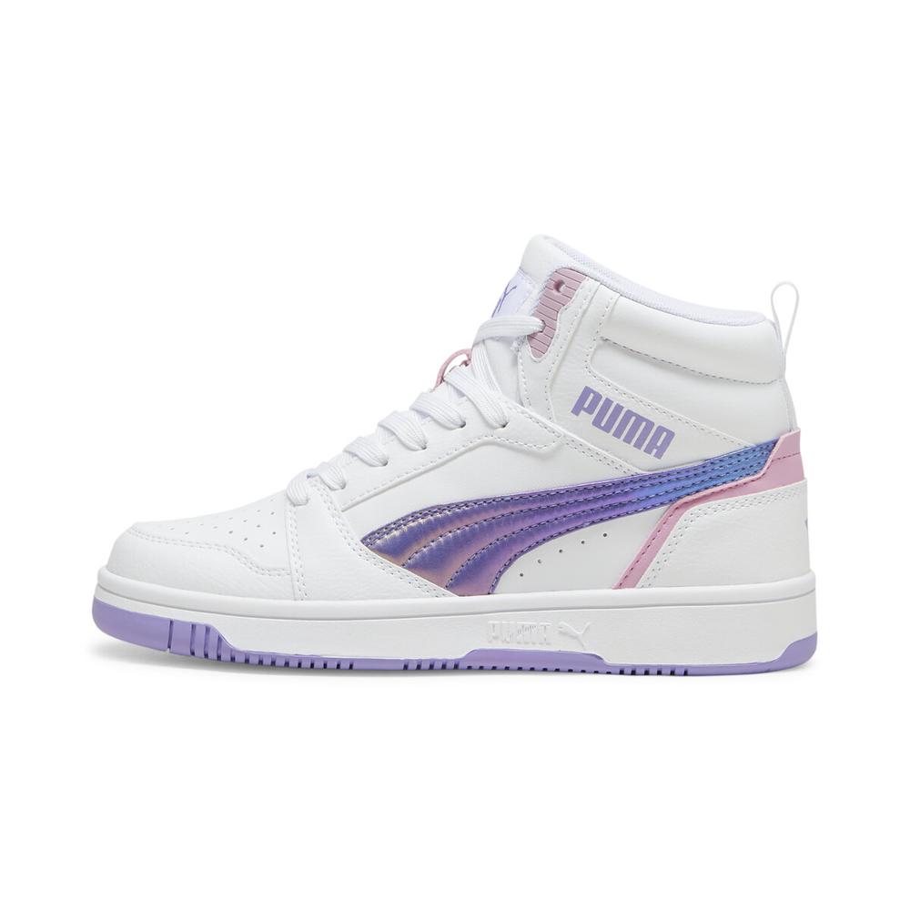 Tenis Puma Rebound V6 Mid Bouncy Sky Jr para Niña