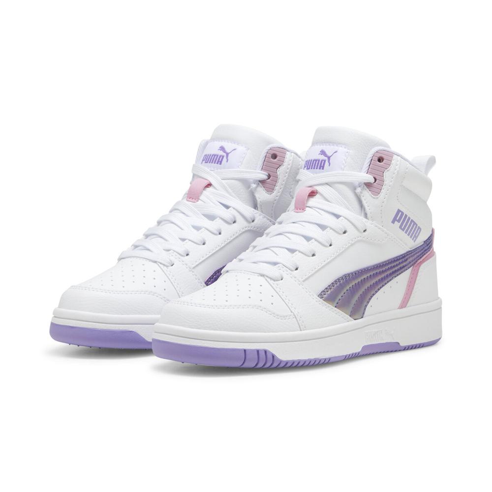 Foto 3 | Tenis Puma Rebound V6 Mid Bouncy Sky Jr para Niña