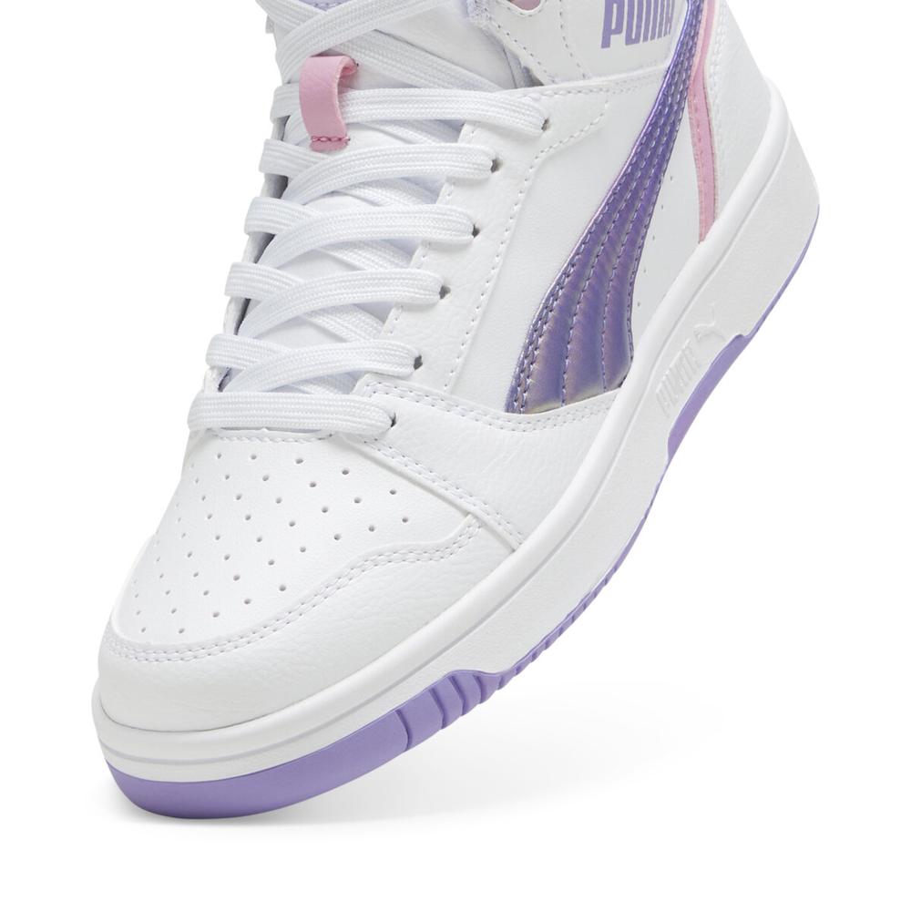 Foto 4 | Tenis Puma Rebound V6 Mid Bouncy Sky Jr para Niña