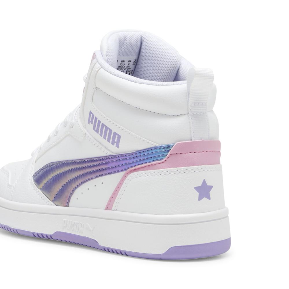 Foto 5 | Tenis Puma Rebound V6 Mid Bouncy Sky Jr para Niña