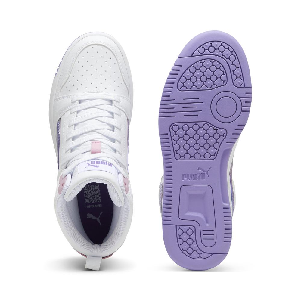 Foto 6 | Tenis Puma Rebound V6 Mid Bouncy Sky Jr para Niña