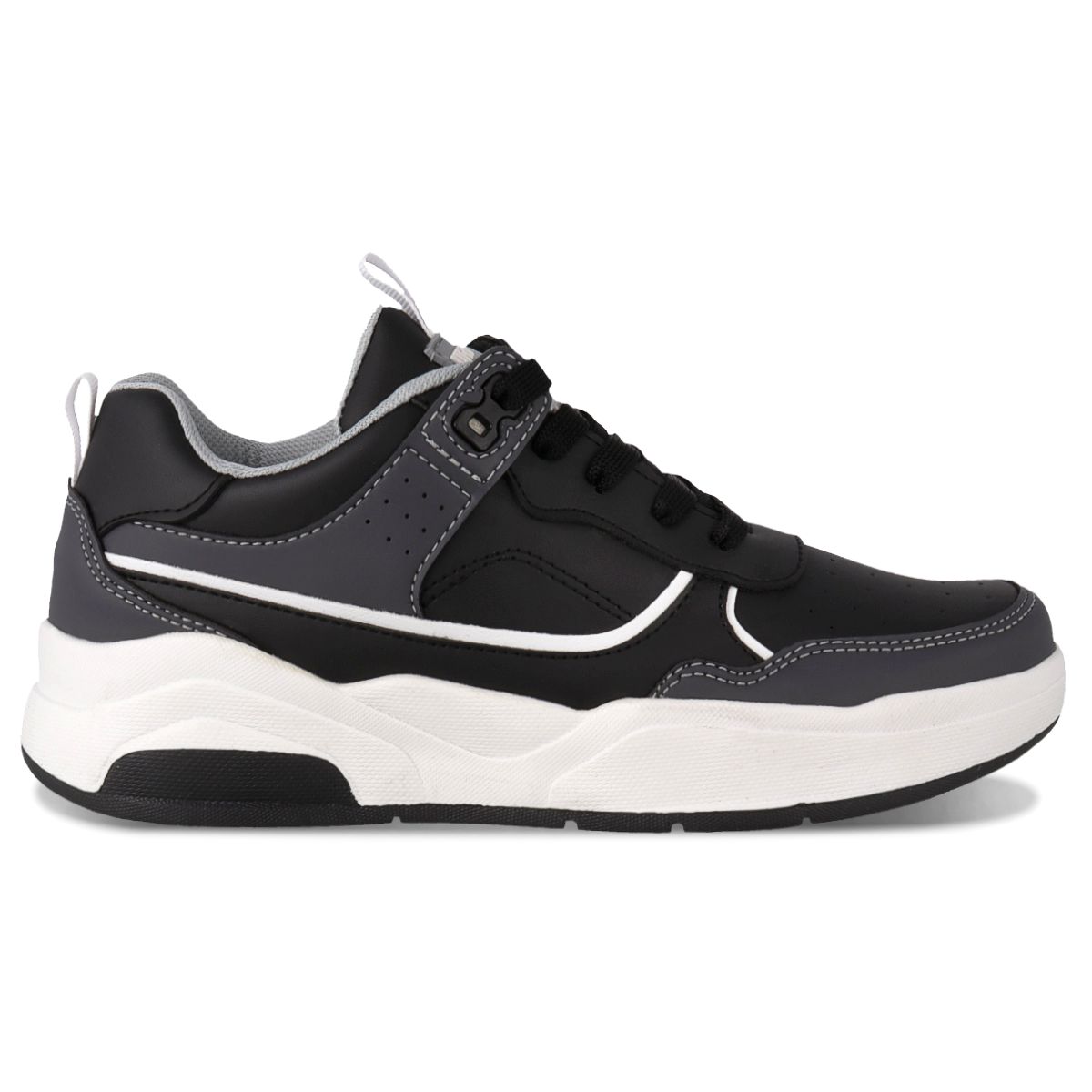 Foto 3 pulgar | Tenis Moda Juvenil Urban Up 5241 Color Negro/gris Unisex