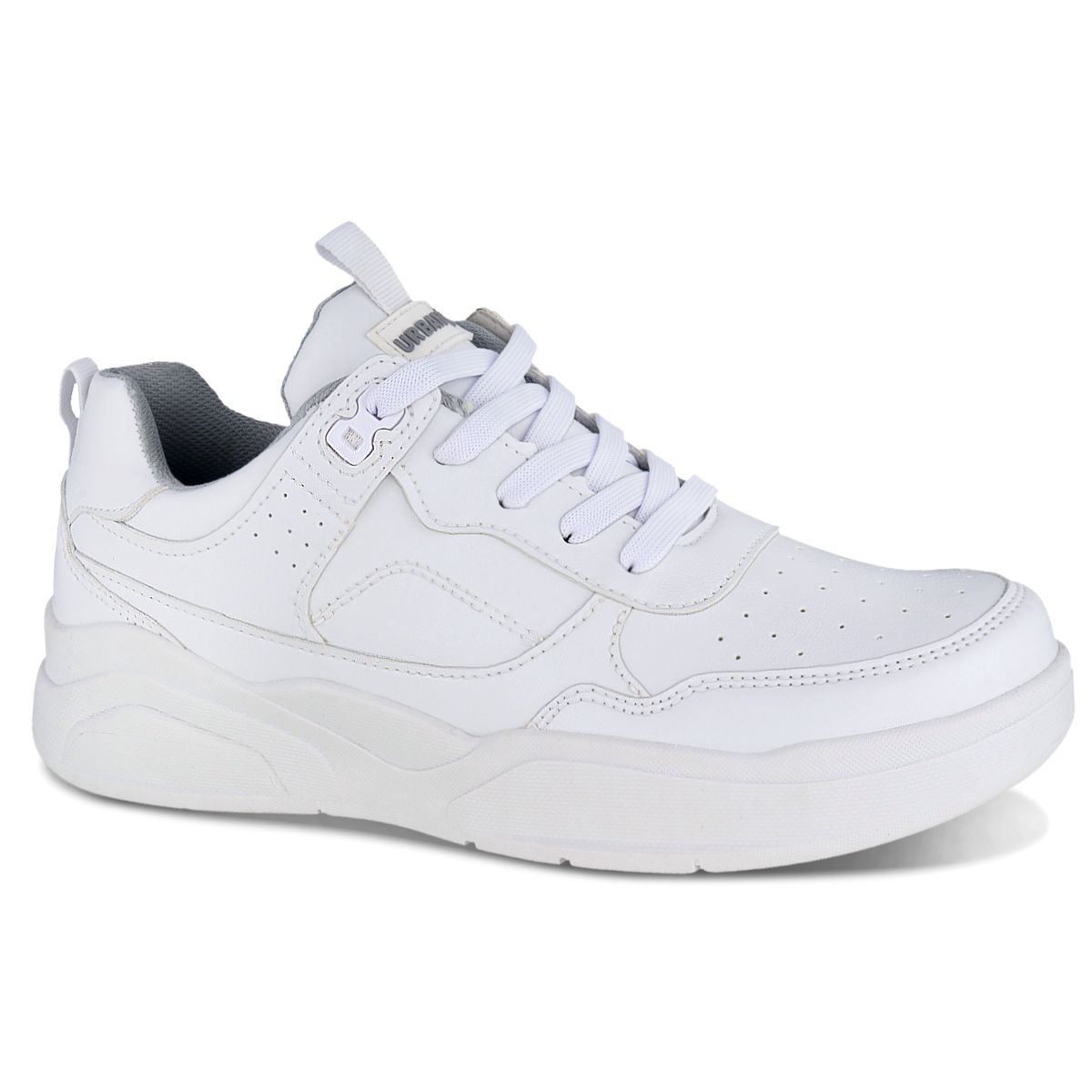 Tenis Moda Juvenil Urban Up 5241 Color Blanco/blanco Unisex