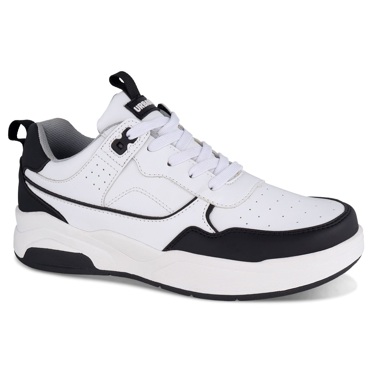 Tenis Moda Juvenil Urban Up 5241 Color Blanco/negro Unisex