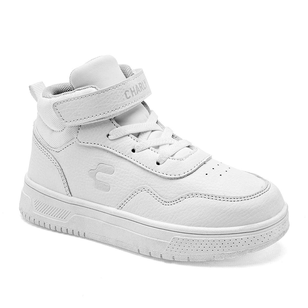 Charly Tenis Urbano Para Niño Blanco, Hasta Agotar Existencia, Importado, Agujeta Elastica