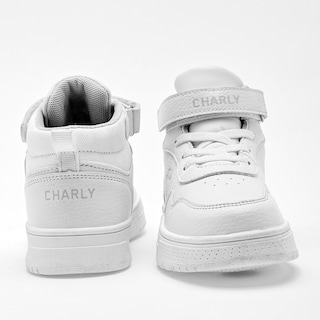 Foto 3 | Charly Tenis Urbano Para Niño Blanco, Hasta Agotar Existencia, Importado, Agujeta Elastica