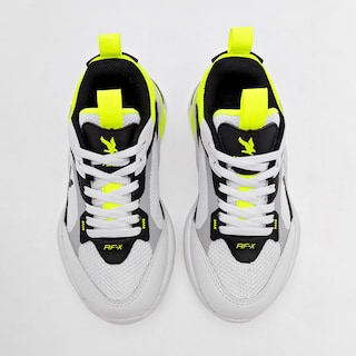 Foto 3 | American Fire Tenis Urbano Para Niño Blanco Negro Amarillo