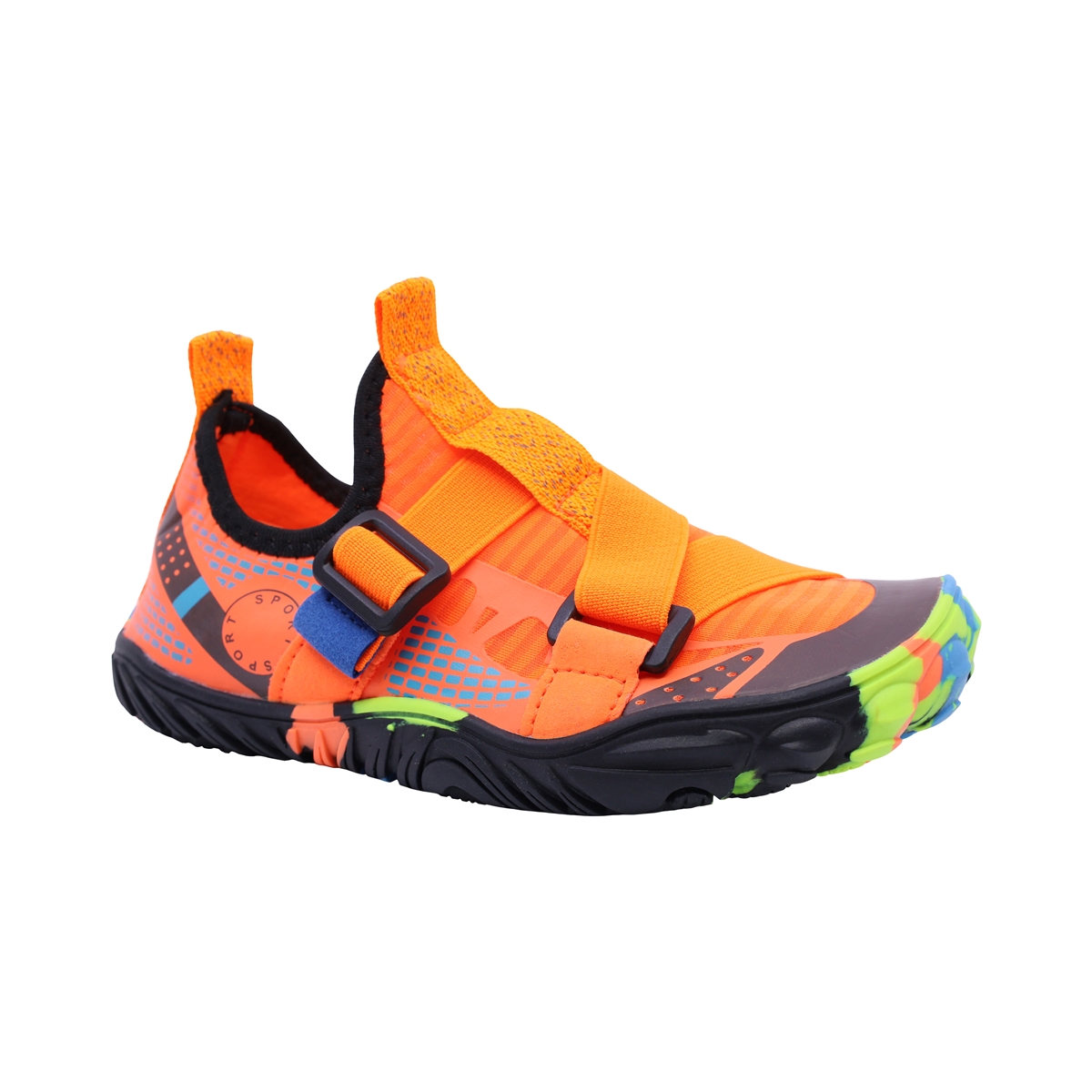 Audaz Tenis Urbano Para Niño Naranja Multicolor