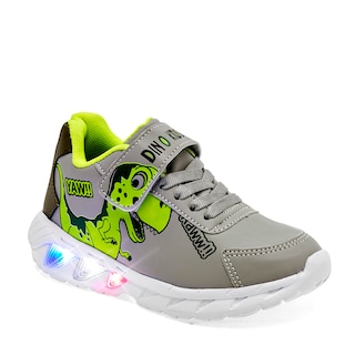 Foto 1 | Celex Tenis Urbano Para Niño Gris Olivo, Con Luces / Suela Superligera